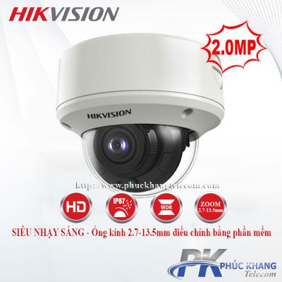 Camera HDTVI Dome 2MP HIKVISION DS-2CE5AD3T-VPIT3ZF