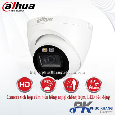 Camera HDCVI IoT Dome 2MP DAHUA HAC-ME1200EP-LED