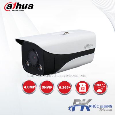 Camera IP Full-Color 4MP DAHUA DH-IPC-HFW2439MP-AS-LED-B-S2