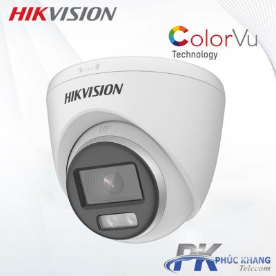 Camera HD-TVI COLORVU 2MP HIKVISION DS-2CE72DF0T-F