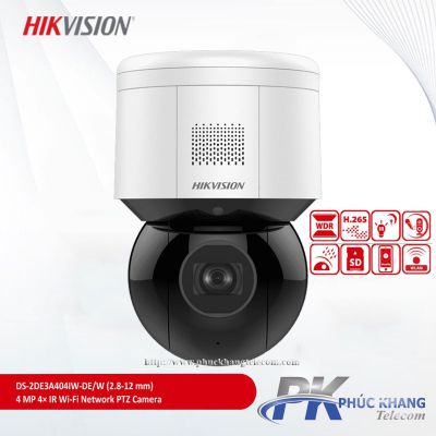 Camera IP SpeedDome 4MP HIKVISION DS-2DE3A404IW-DE/W