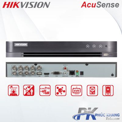 DVR 8 kênh AcuSense HIKVISION iDS-7208HQHI-M2/S